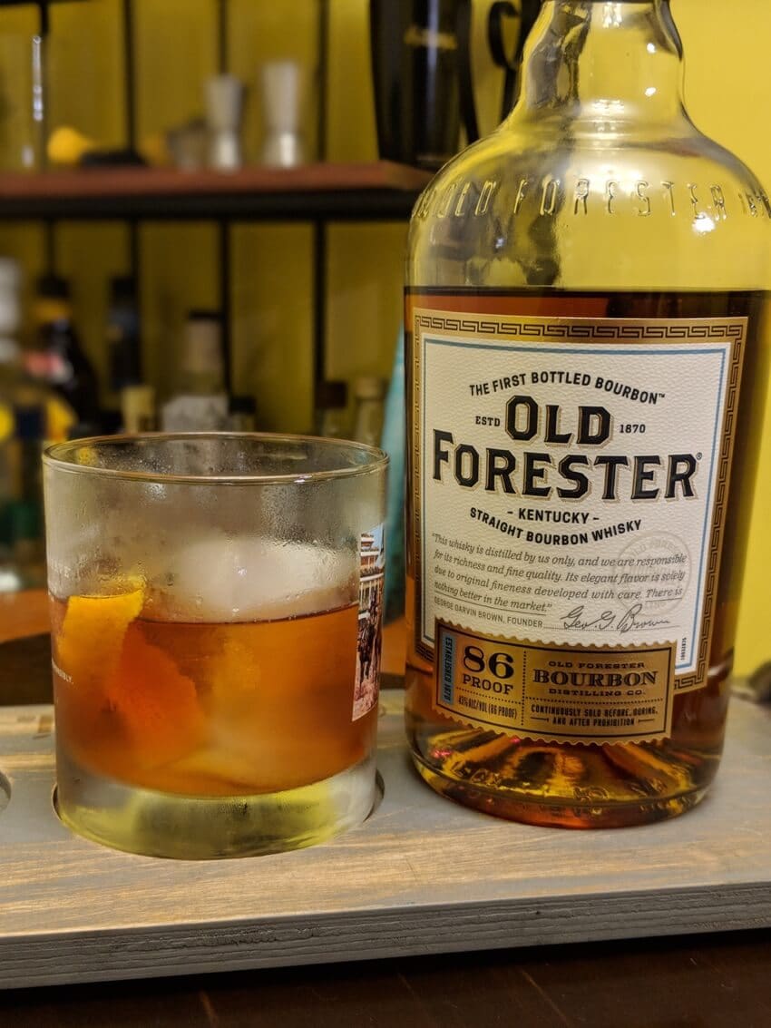 old fashioned coctel