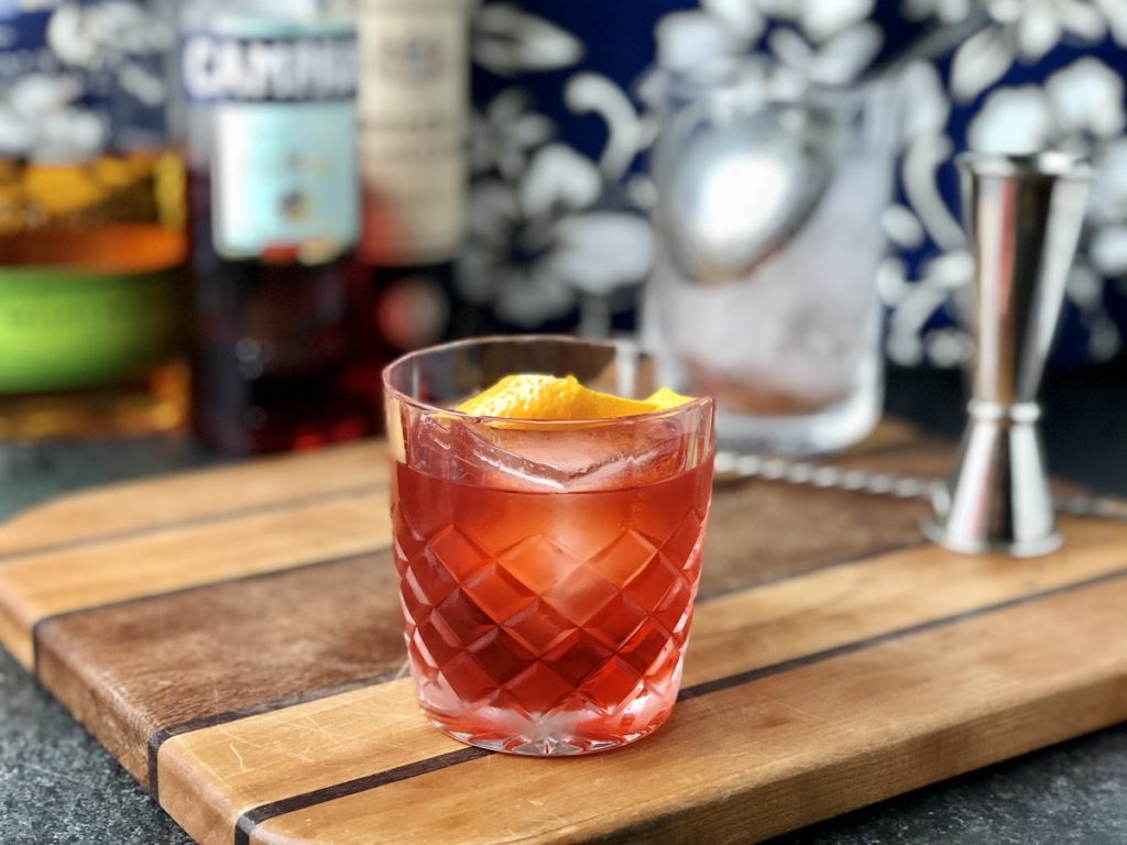 boulevardier coctel con whisky