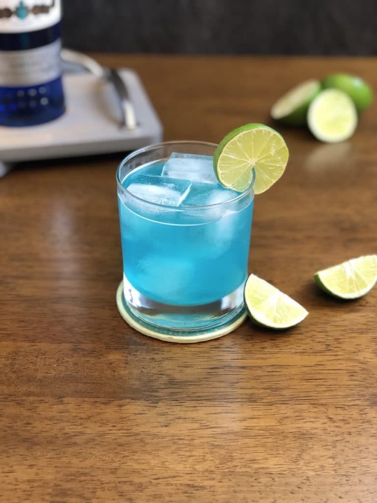 margarita azul coctel