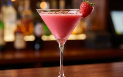 Martini de Chocolate y Fresa