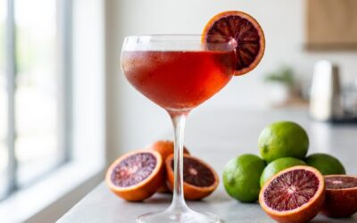 Gimlet de naranja roja